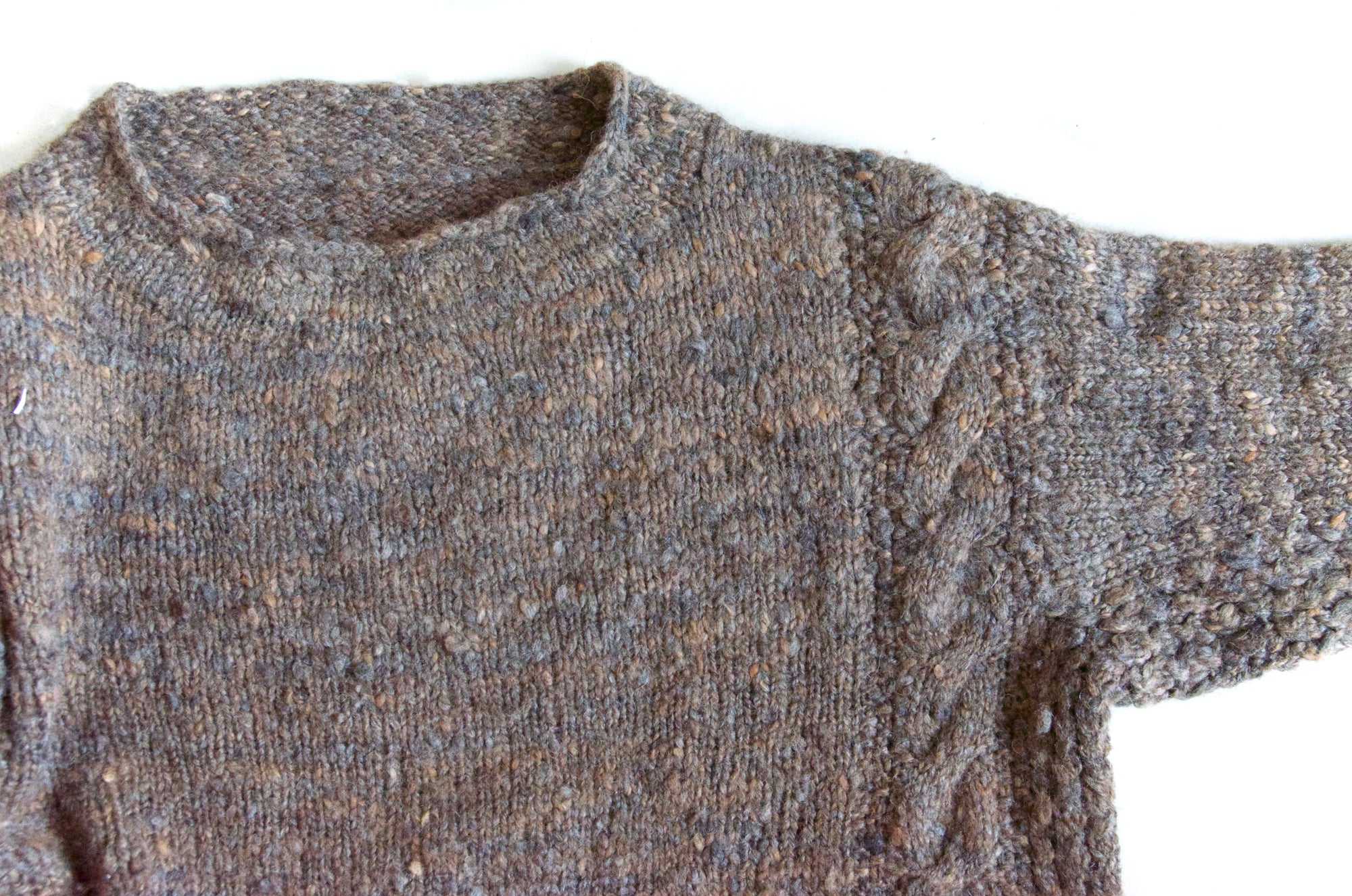 Slow fashion: a hand-spun jumper