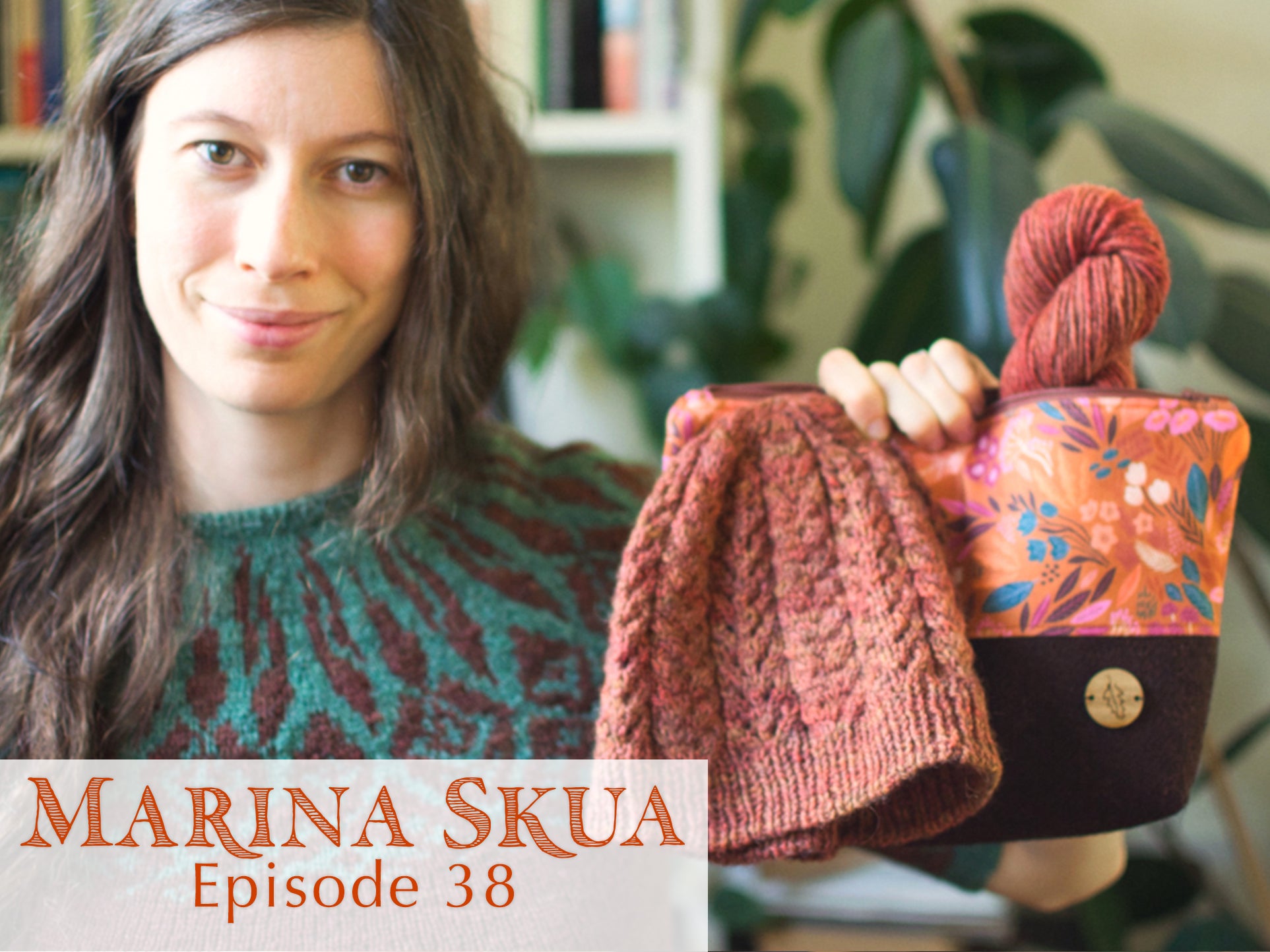 Episode 38 of the Podcast – Hibernating, baby knitting, designing cosy cables, and spinning scraps