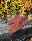 Tortilis ribbed mittens knitting pattern