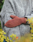 Tortilis ribbed mittens knitting pattern