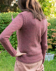 Scrumper Cardigan v-neck knitting pattern
