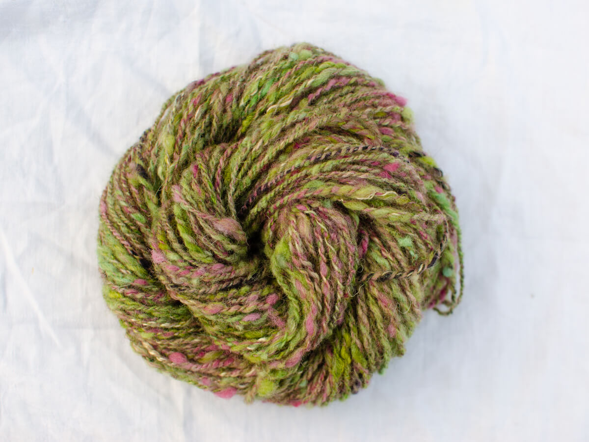 Devon Hedgerow – hand-spun yarn