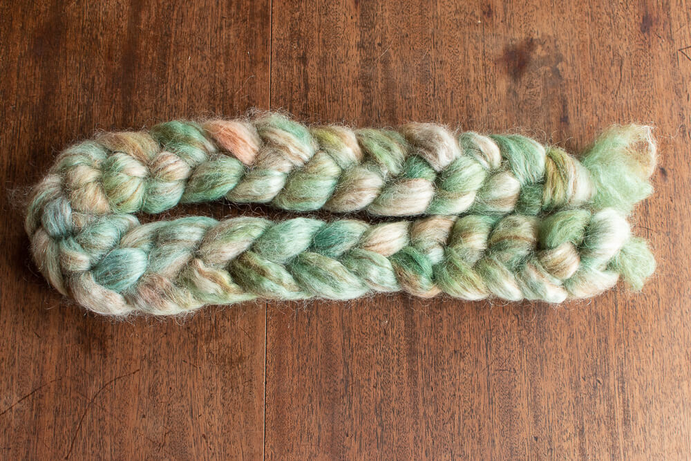 Rusalka – Feather blend hand-dyed British wool tops