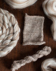 Natural – Feather blend British wool tops