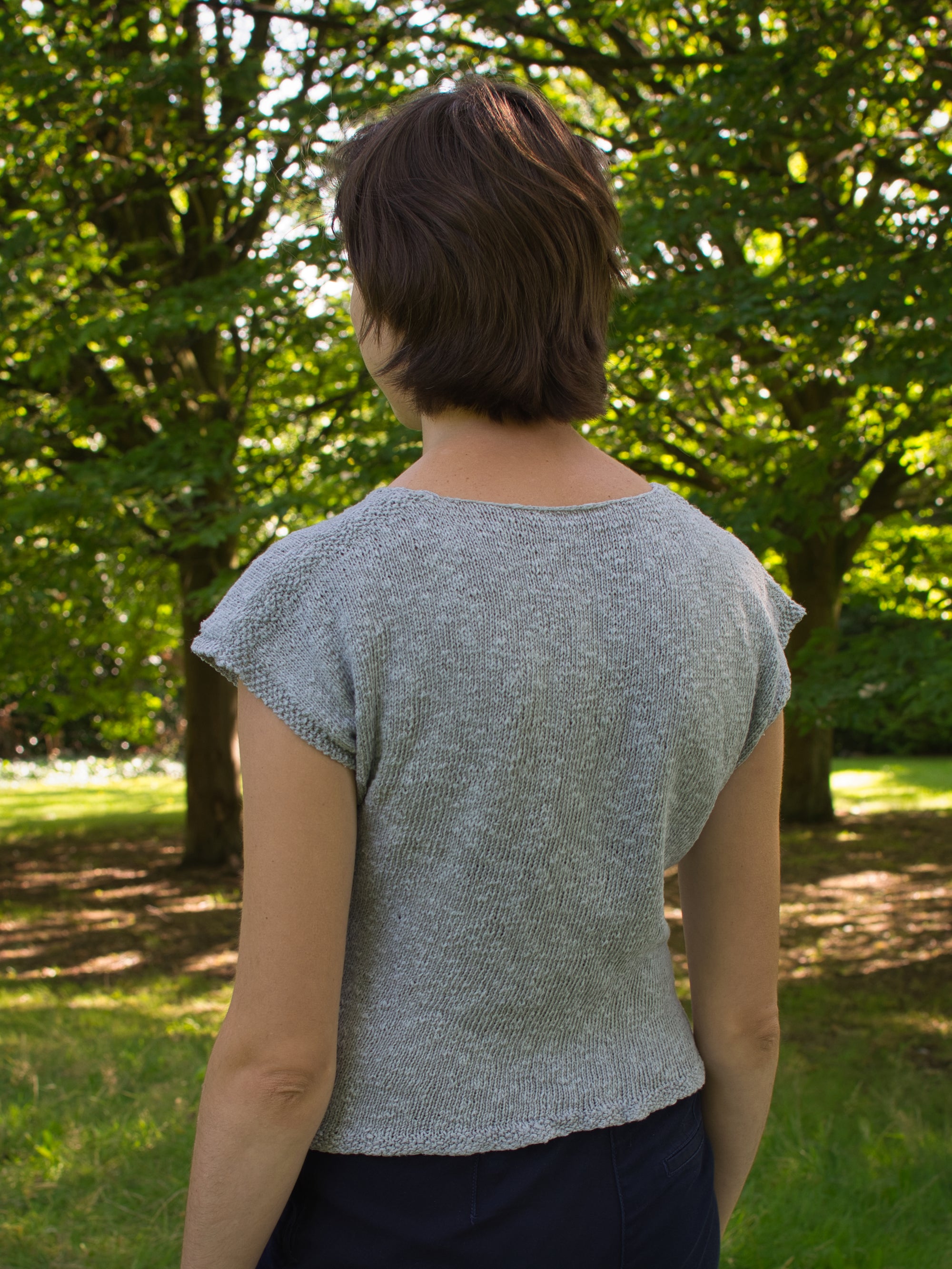Oak Moss tee knitting pattern