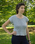 Oak Moss tee knitting pattern