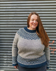 Sarcactus colourwork yoke jumper knitting pattern