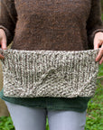 Gaderian seed stitch cowl knitting pattern