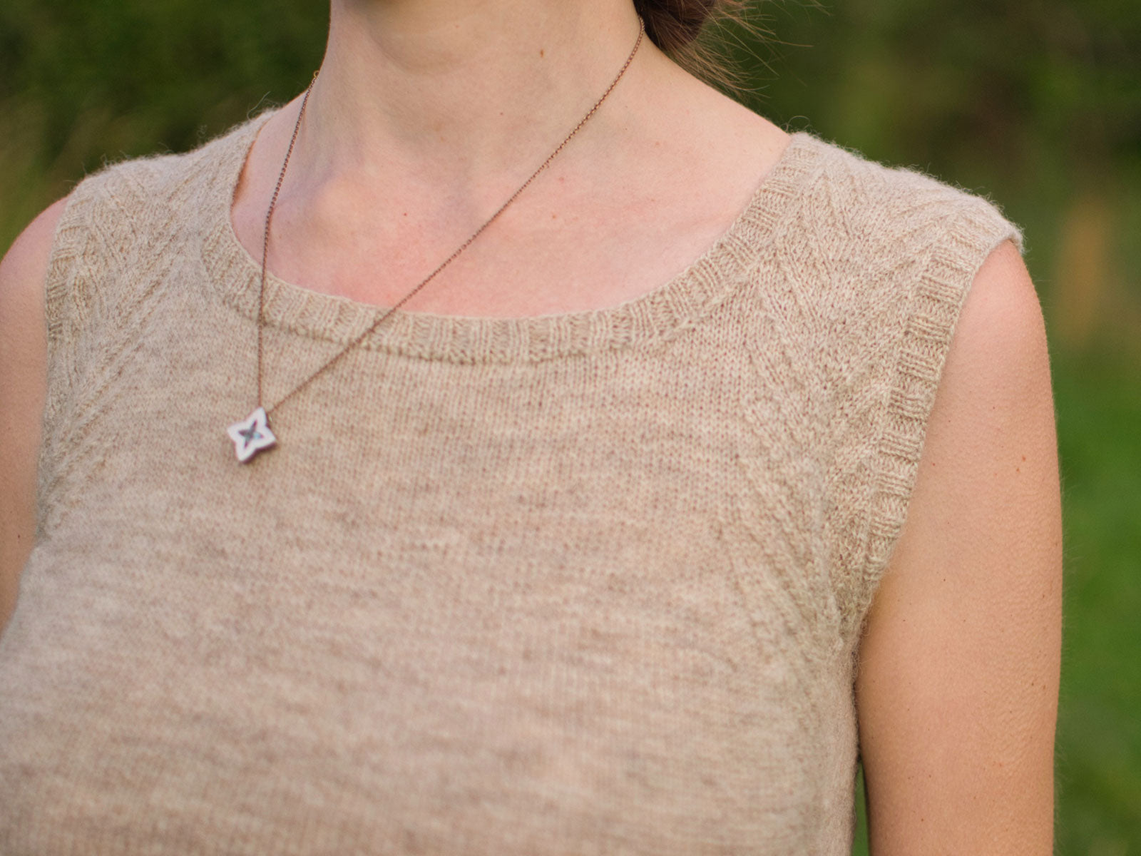 Dryopteris top knitting pattern
