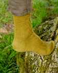 Cordage cable knit socks knitting pattern