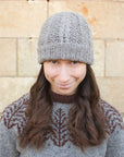 Earest textured cabled hat knitting pattern