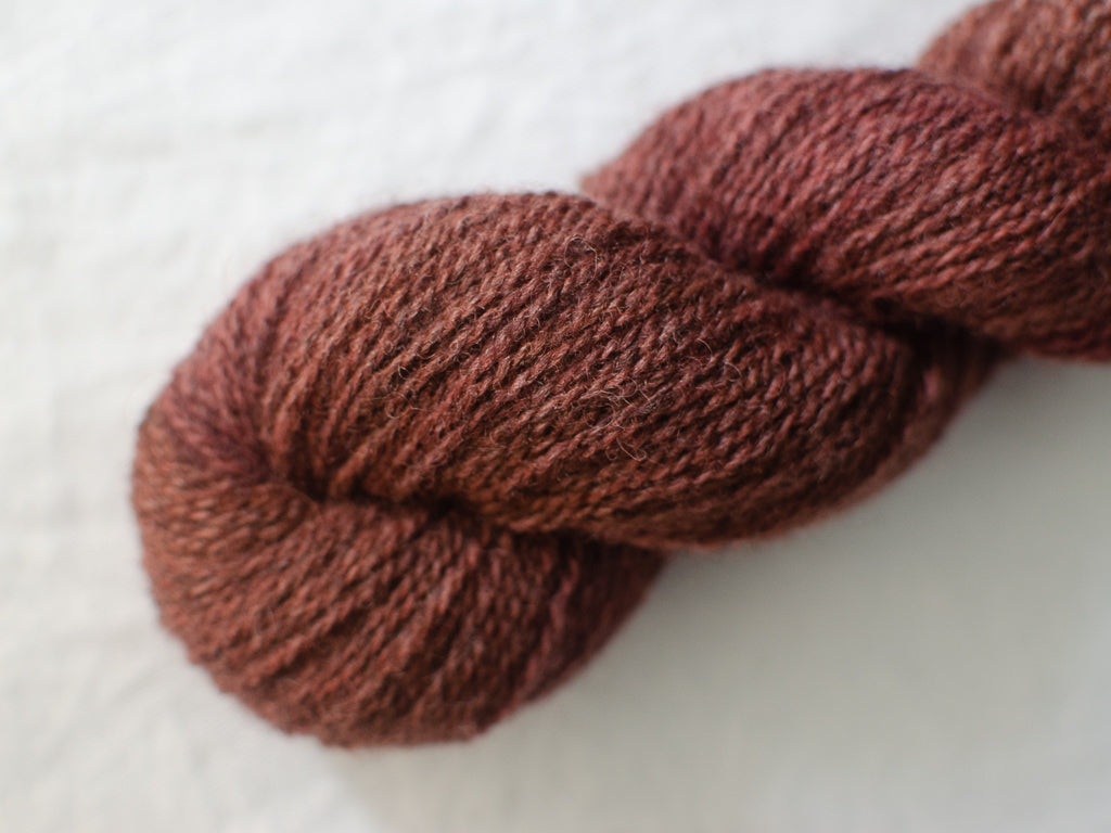 Beech (Cloudy) Mendip 4ply - Hand-dyed British wool yarn