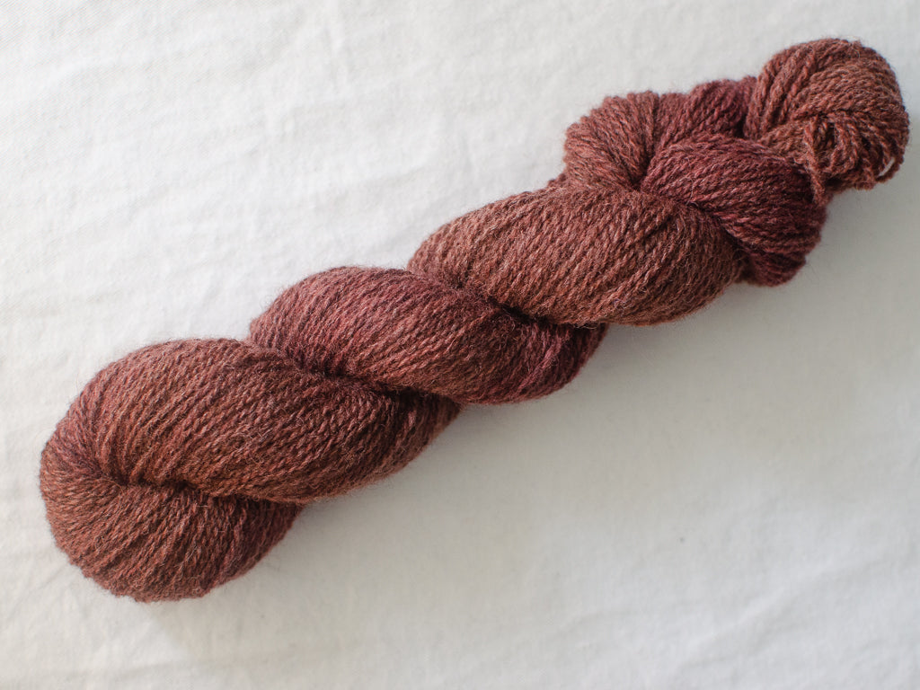 Beech (Cloudy) Mendip 4ply - Hand-dyed British wool yarn