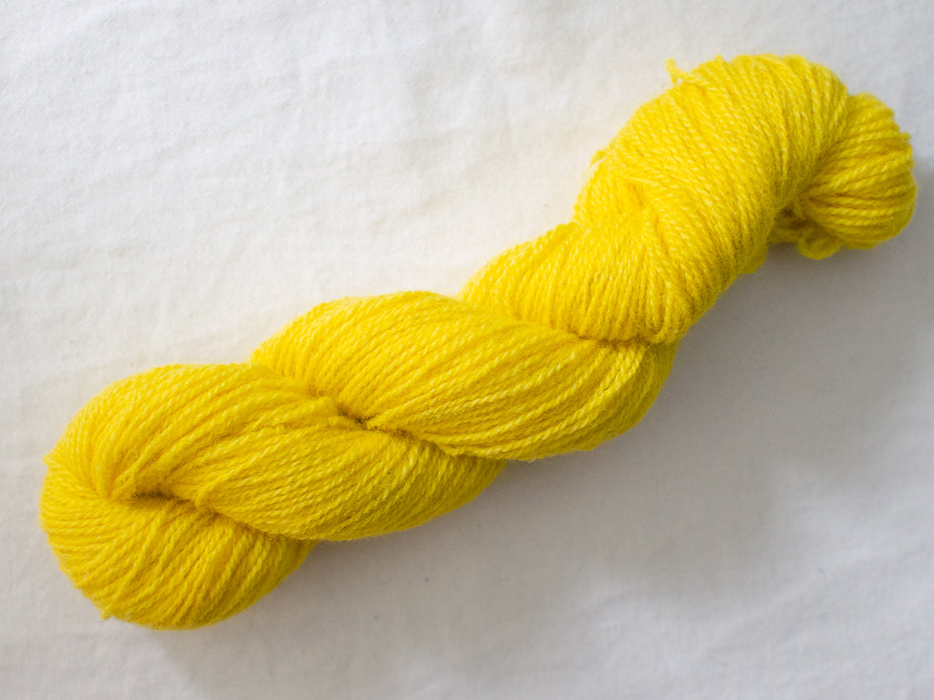 Bloom (Sunny) Mendip 4ply - Hand-dyed British wool yarn