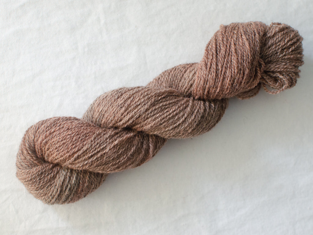 Clay (Cloudy) Mendip 4ply - Hand-dyed British wool yarn