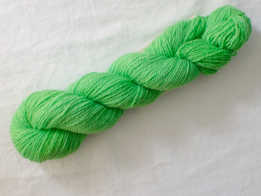 Fern (Sunny) Mendip 4ply - Hand-dyed British wool yarn