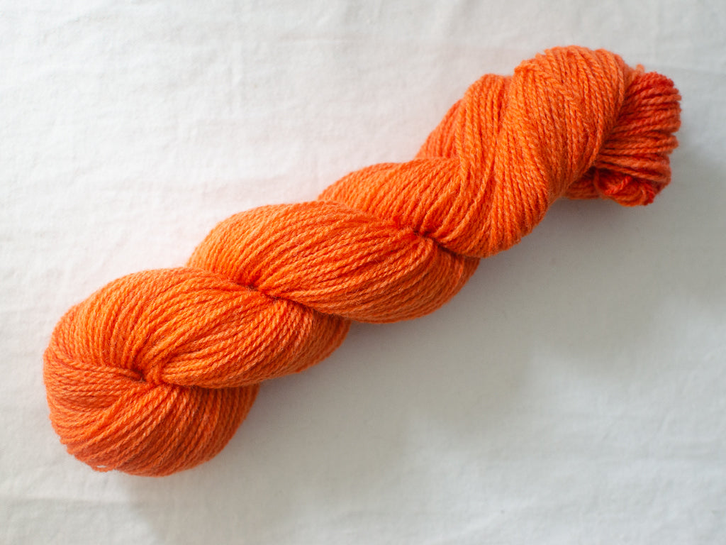 Fox (Sunny) Mendip 4ply - Hand-dyed British wool yarn