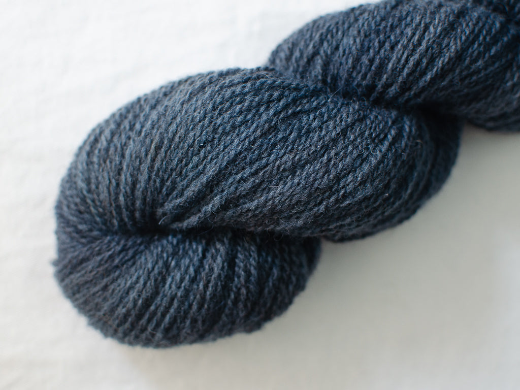 Night (Cloudy) Mendip 4ply - Hand-dyed British wool yarn