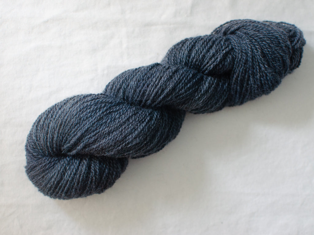 Night (Cloudy) Mendip 4ply - Hand-dyed British wool yarn