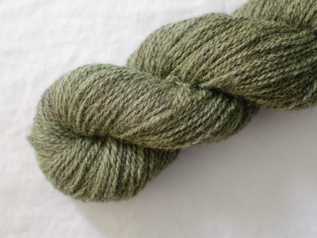 Sage (Cloudy) Mendip 4ply - Hand-dyed British wool yarn