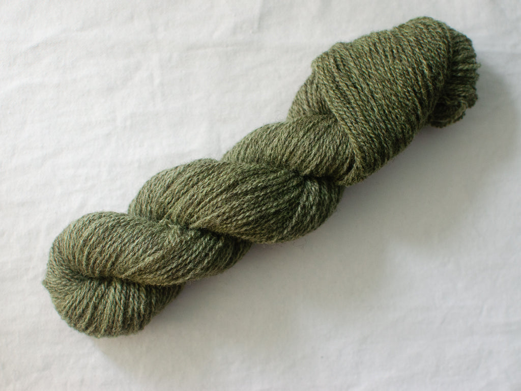 Sage (Cloudy) Mendip 4ply - Hand-dyed British wool yarn