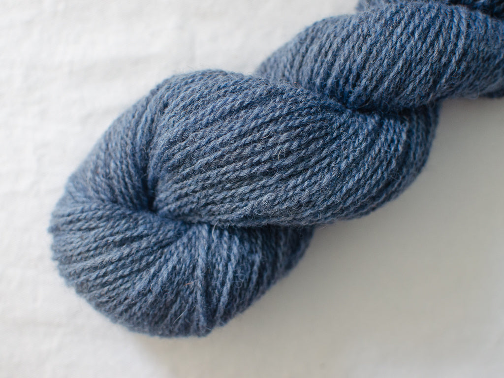 Sky (Cloudy) Mendip 4ply - Hand-dyed British wool yarn