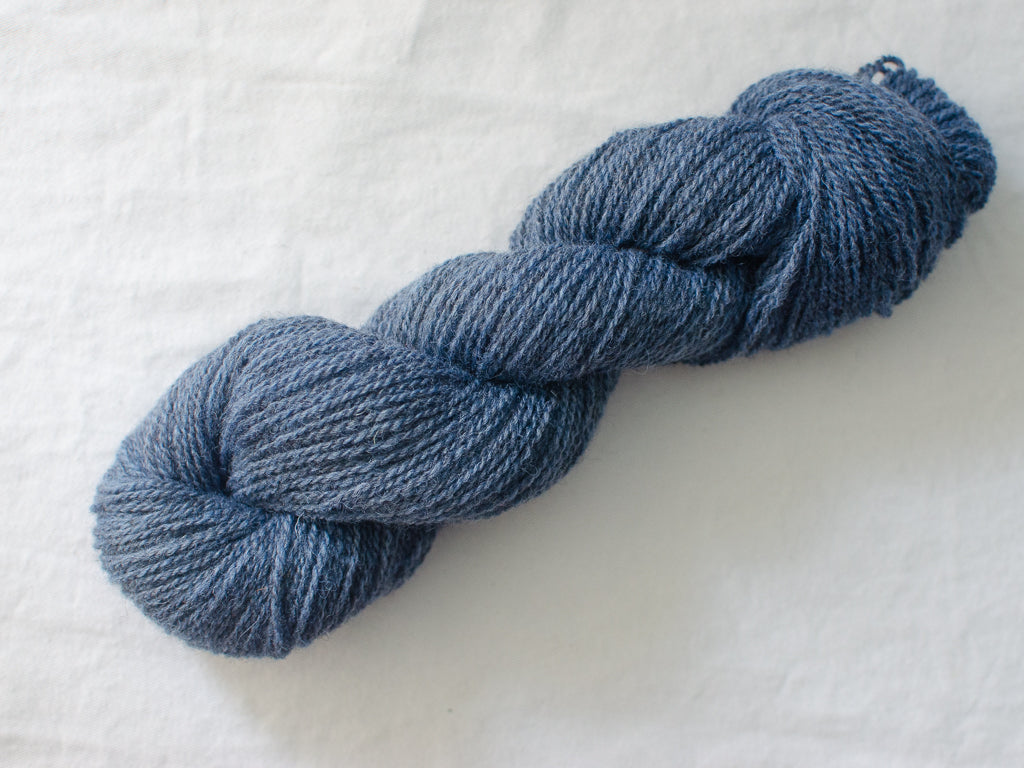 Sky (Cloudy) Mendip 4ply - Hand-dyed British wool yarn