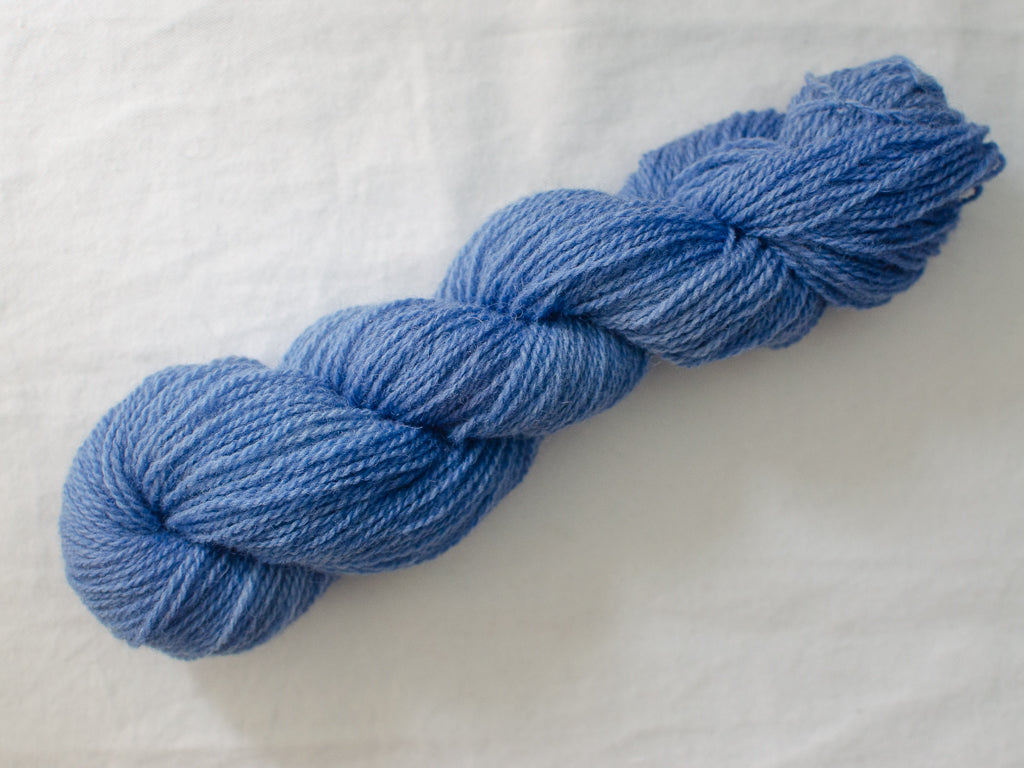 Sky (Sunny) Mendip 4ply - Hand-dyed British wool yarn