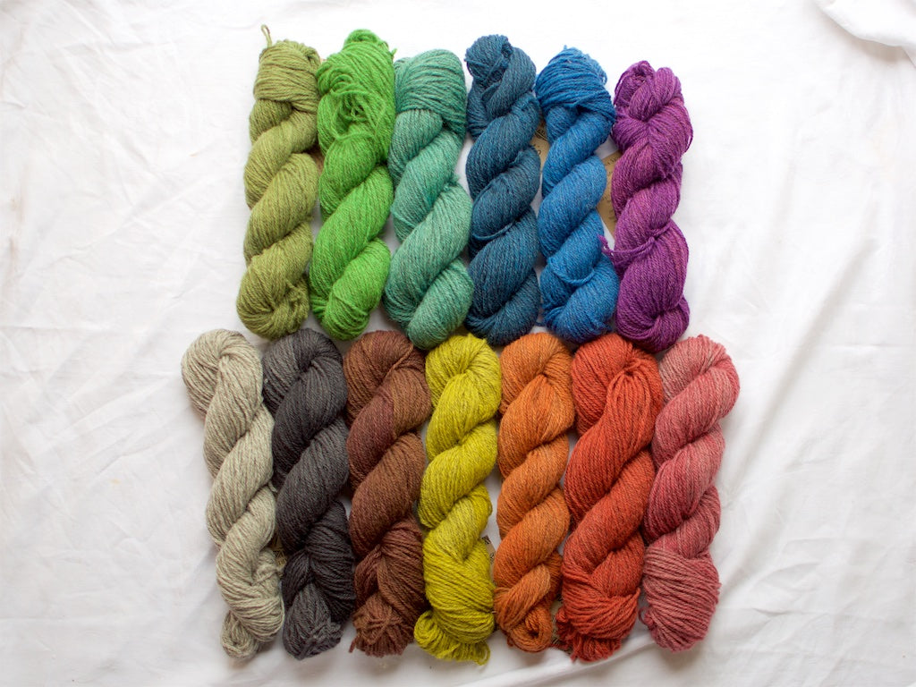 Ore (Cloudy) Mendip DK - Hand-dyed British wool yarn