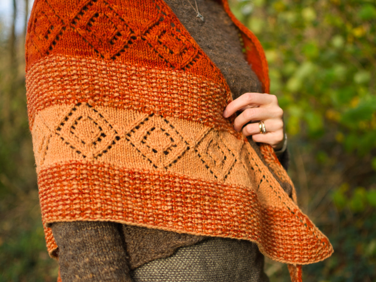 Pearroc Shawl knitting pattern