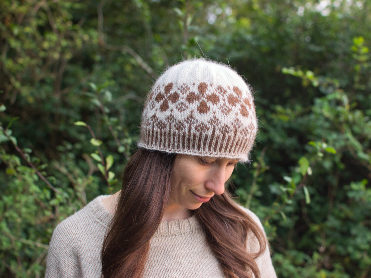 Rimeflower Hat knitting pattern