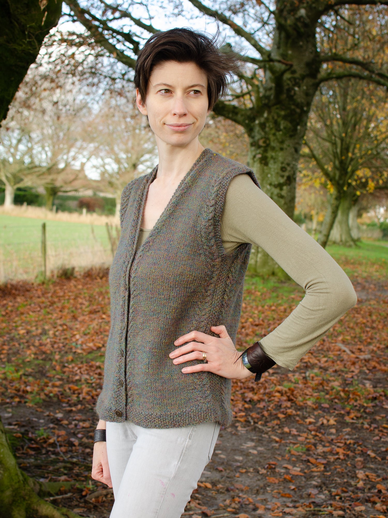Vest Knitting Patterns For Ladies V Neck Vest Knitting Patterns