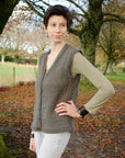 Scrumper Waistcoat v-neck waistcoat knitting pattern