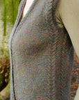 Scrumper Waistcoat v-neck waistcoat knitting pattern