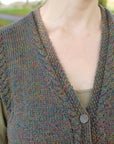Scrumper Waistcoat v-neck waistcoat knitting pattern