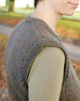 Scrumper Waistcoat v-neck waistcoat knitting pattern