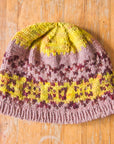 Targa scrappy colourwork hat knitting pattern