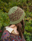Weirdling geometric colourwork hat knitting pattern