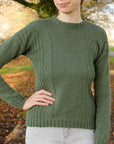 Woodbind jumper knitting pattern
