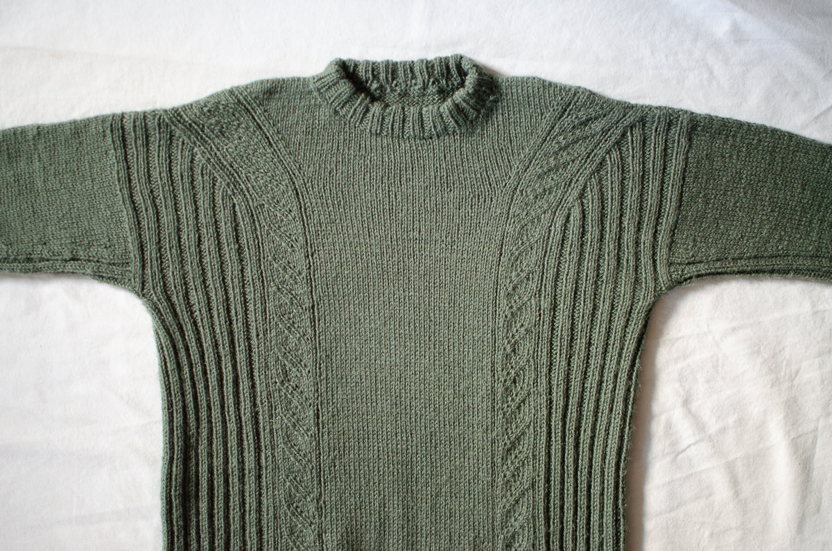 Woodbind jumper knitting pattern