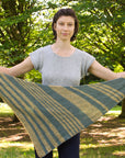Leoma triangular shawl knitting pattern