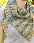 Leoma triangular shawl knitting pattern