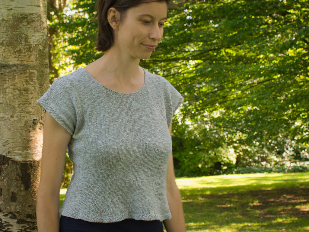 Oak Moss tee knitting pattern
