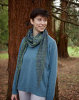 Sunder ribbed shawl knitting pattern