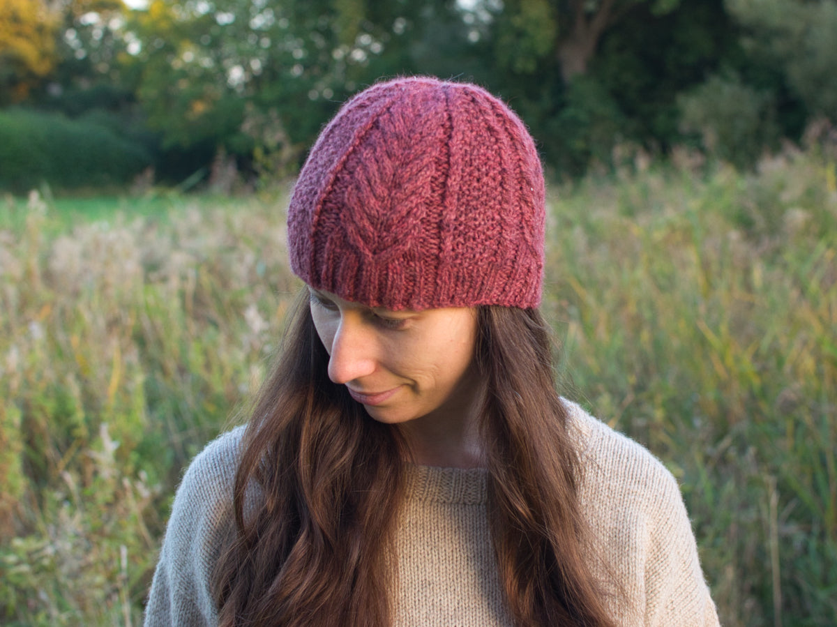 Plicatum Hat knitting pattern