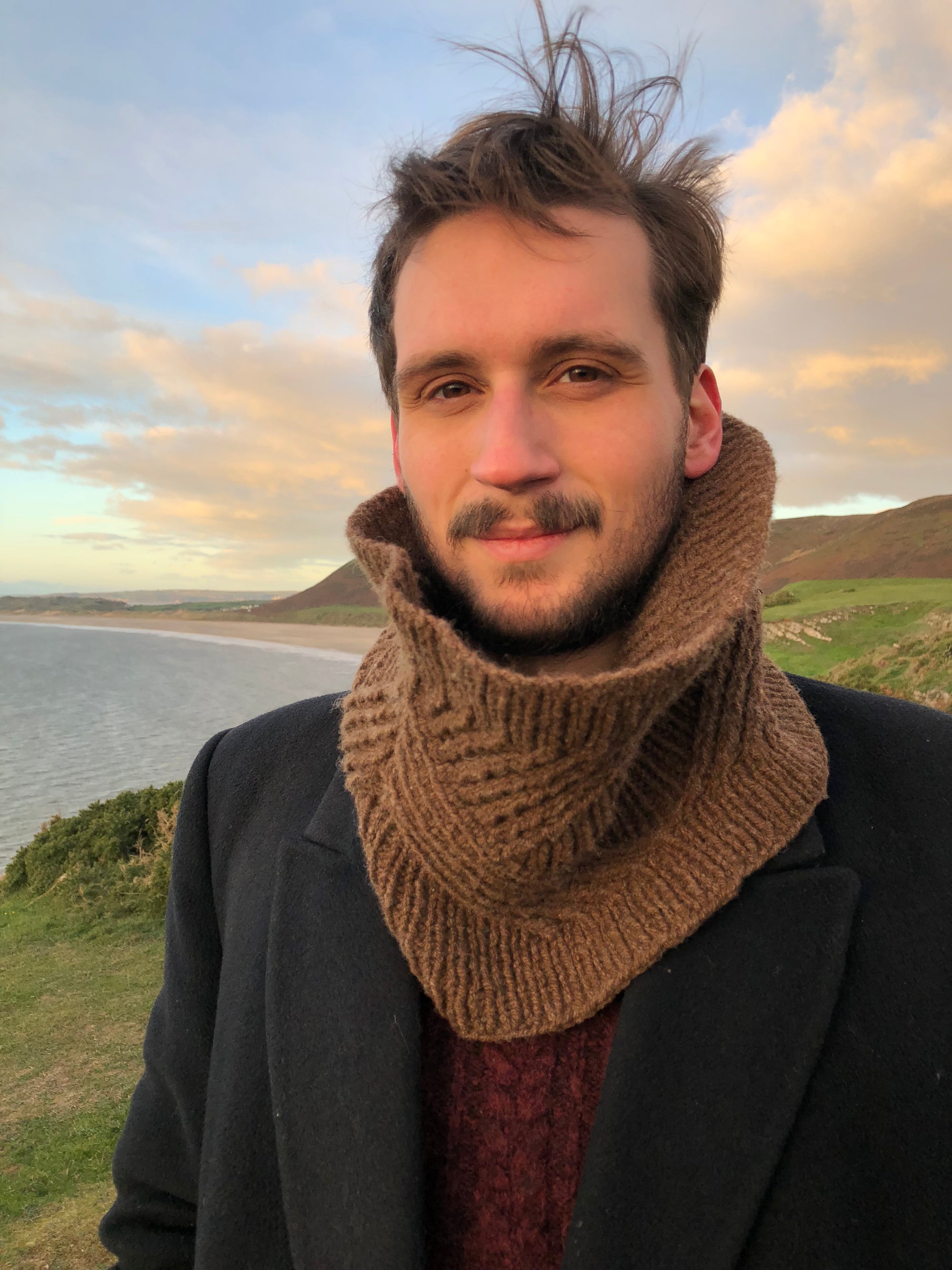 Tildearth textured cowl knitting pattern