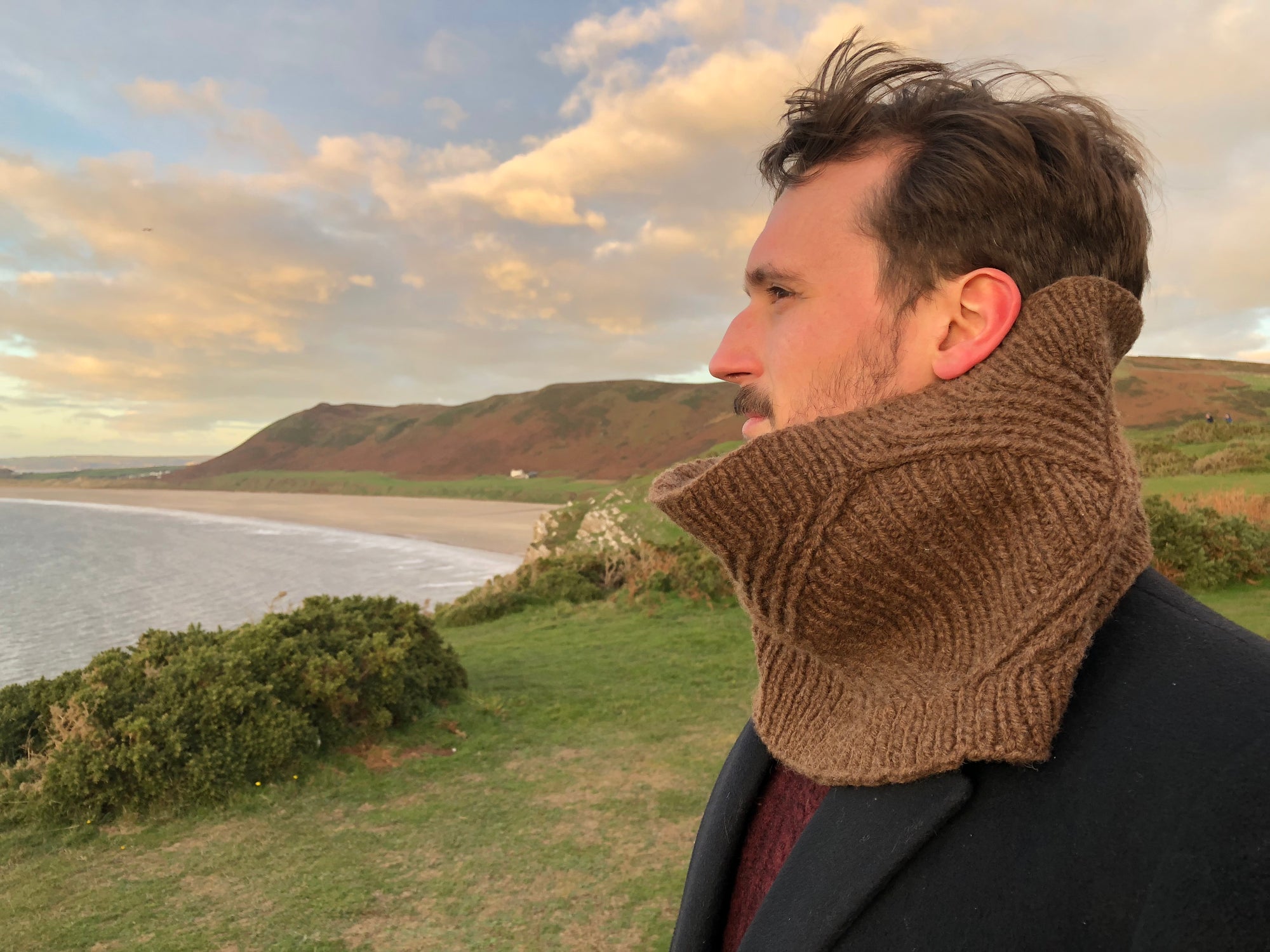 Tildearth textured cowl knitting pattern