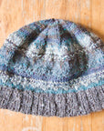 Sirita scrappy colourwork hat knitting pattern