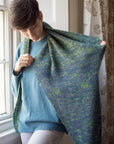 Sunder ribbed shawl knitting pattern