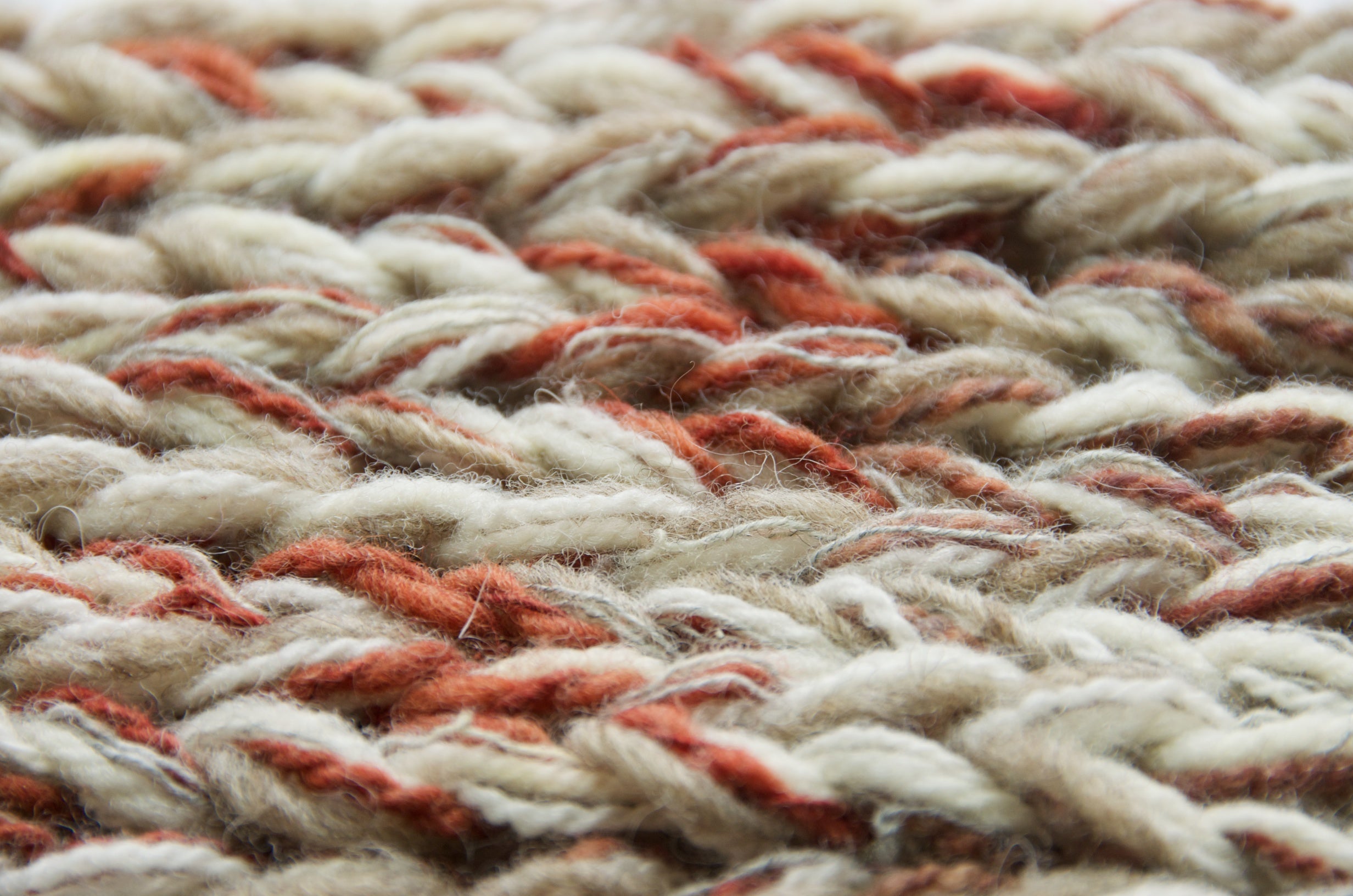 What can I do with scrap yarn? Jumbo knitting!